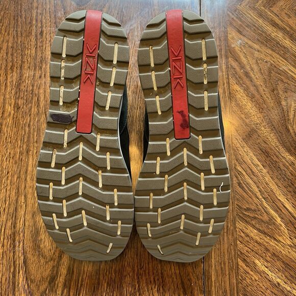 KIZIK Women's Aspen Boot Size 8.5 Hands Free Bootie Black Leather Slip On Wool - Picture 4 of 8